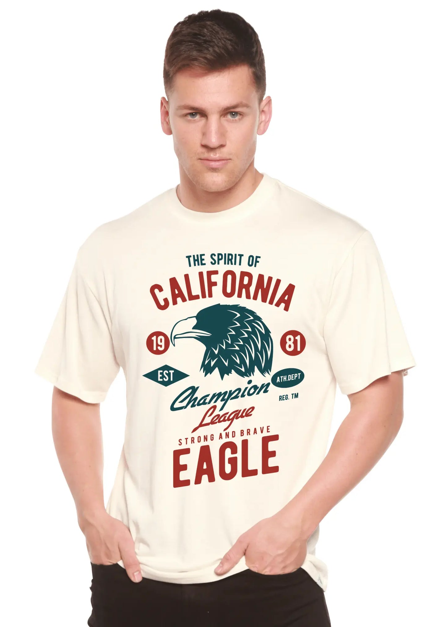 The Spirit of Spun Bamboo® Men's Bamboo Viscose/Organic Cotton Short Sleeve Graphic T-Shirt - Blade & Thread