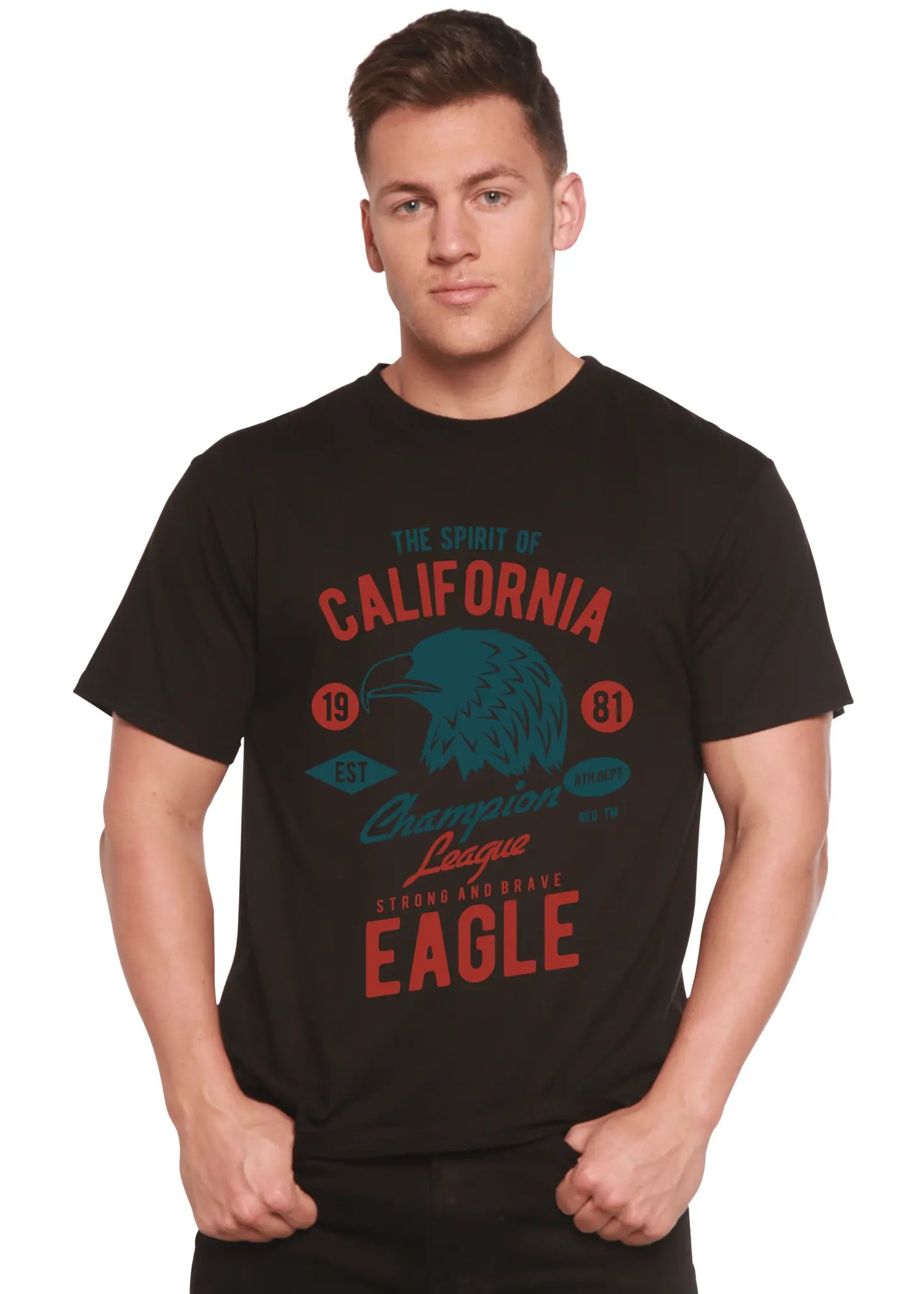 The Spirit of Spun Bamboo® Men's Bamboo Viscose/Organic Cotton Short Sleeve Graphic T-Shirt - Blade & Thread