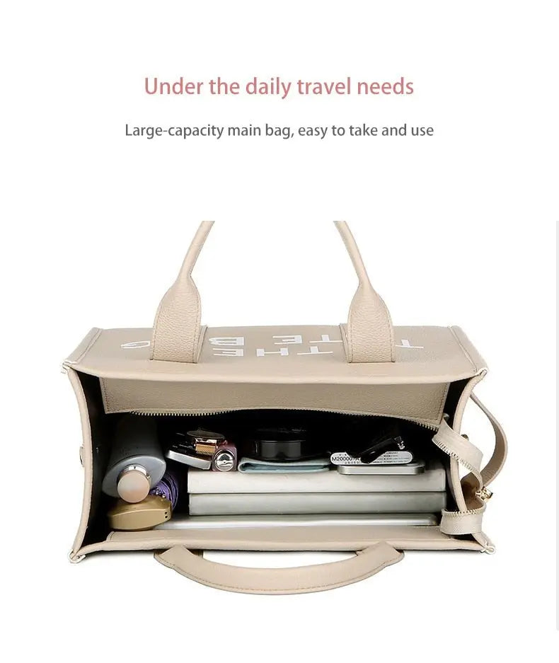 The Traveler Tote bag For Female Handbag Crossbody Leisure Large Bag PU - Blade & Thread