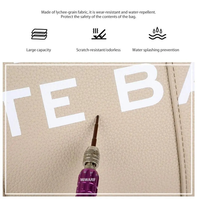 The Traveler Tote bag For Female Handbag Crossbody Leisure Large Bag PU - Blade & Thread