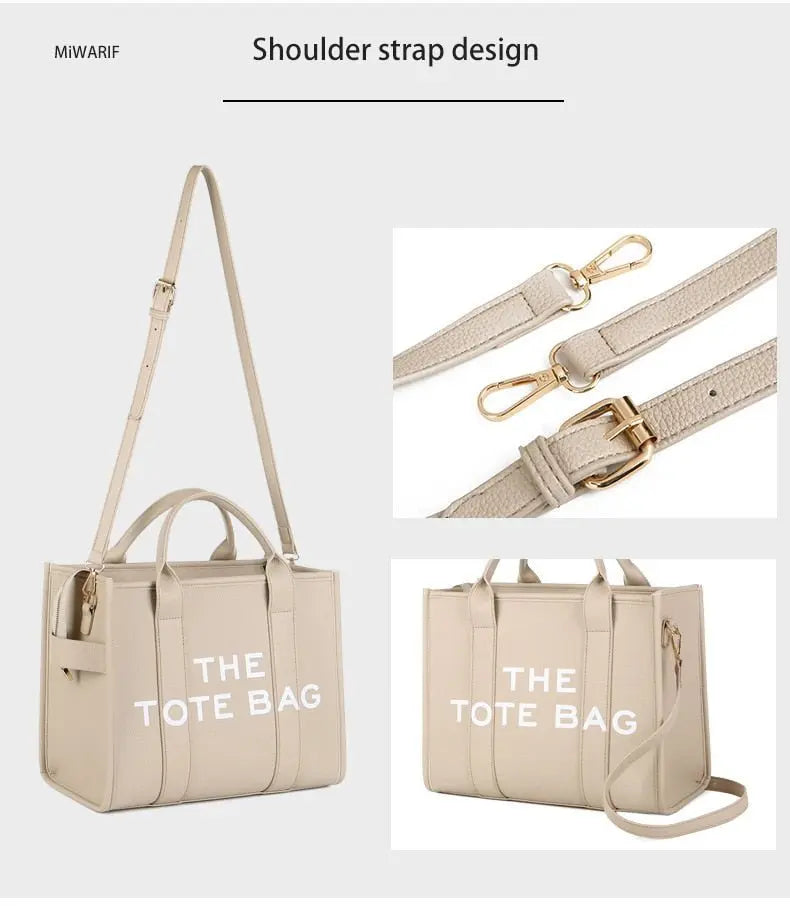 The Traveler Tote bag For Female Handbag Crossbody Leisure Large Bag PU - Blade & Thread