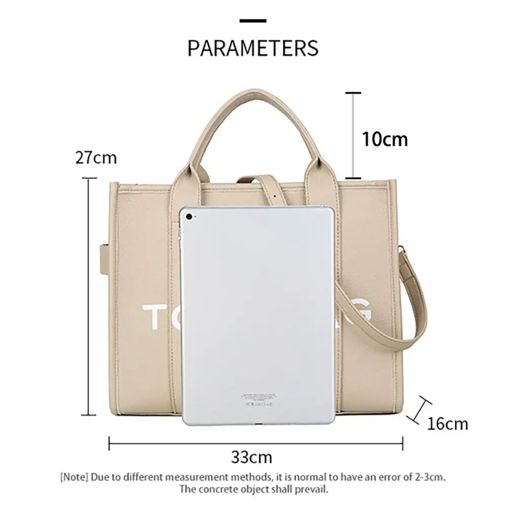The Traveler Tote bag For Female Handbag Crossbody Leisure Large Bag PU - Blade & Thread