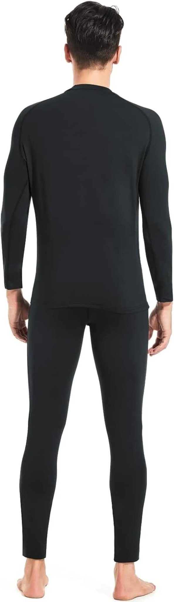 Thermal Underwear for Men Long Johns Fleece Lined Winter Warm Base Layer Set Bottom Top for Cold Weather - Blade & Thread