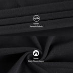 Thermal Underwear for Men Long Johns Fleece Lined Winter Warm Base Layer Set Bottom Top for Cold Weather Blade & Thread