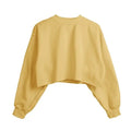 Thick Cotton Women Sweatshirt Hoodie Casual Loose Long Sleeve Streetwear Crop Pullover nowadaysfashion