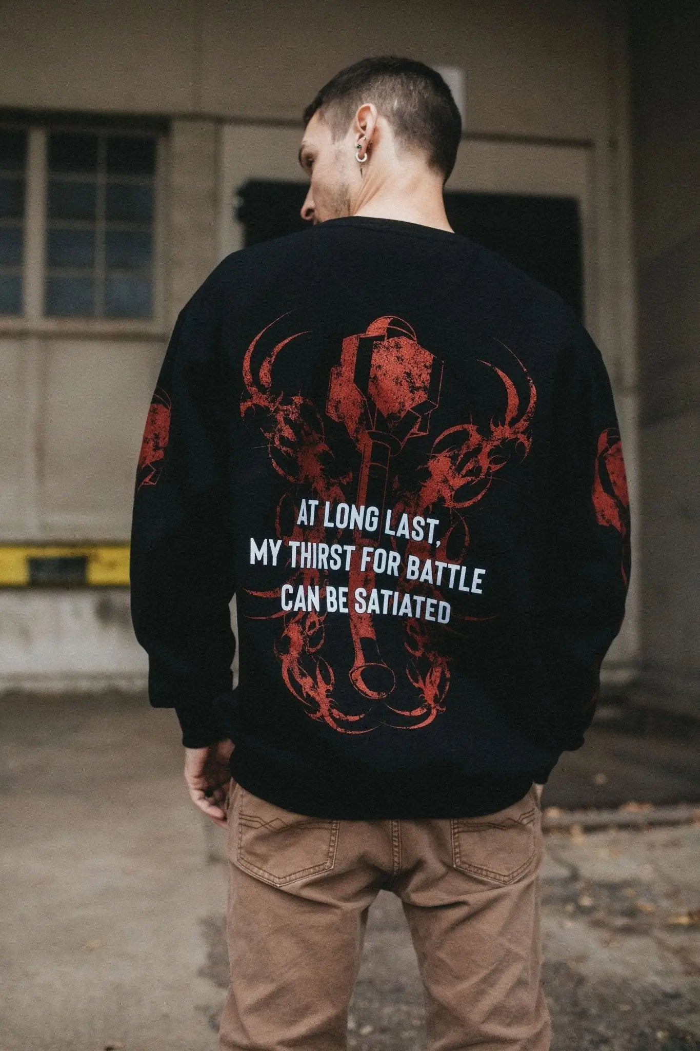 Thirst For Battle Crewneck Sweatshirt - Blade & Thread