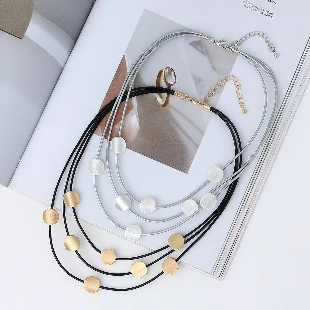 thnic Multi-Layer Clavicle Necklace nowadaysfashion