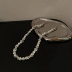 Thorn splicing pearl necklace nowadaysfashion
