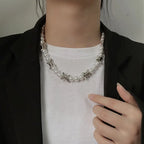 Thorn thick pearl necklace nowadaysfashion