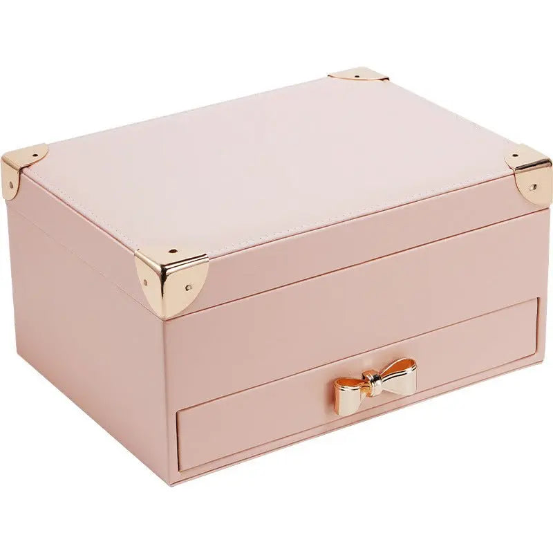 Three-layer jewelry box large-capacity flip storage box - Blade & Thread