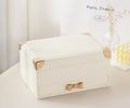 Three-layer jewelry box large-capacity flip storage box nowadaysfashion
