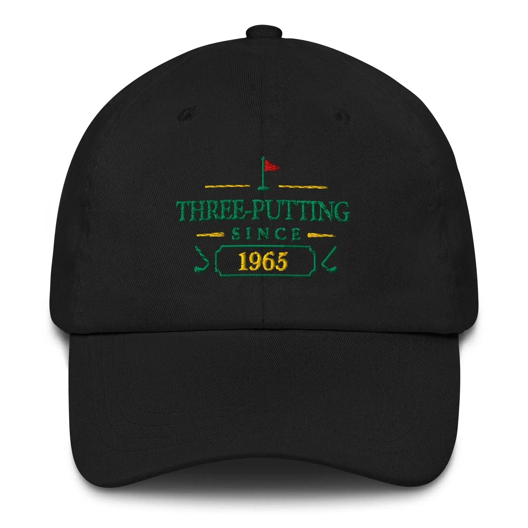 Three-Putting Since "Year" - Custom Dad hat Golfer Paradise