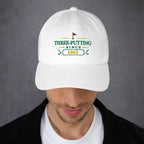 Three-Putting Since "Year" - Custom Dad hat Golfer Paradise