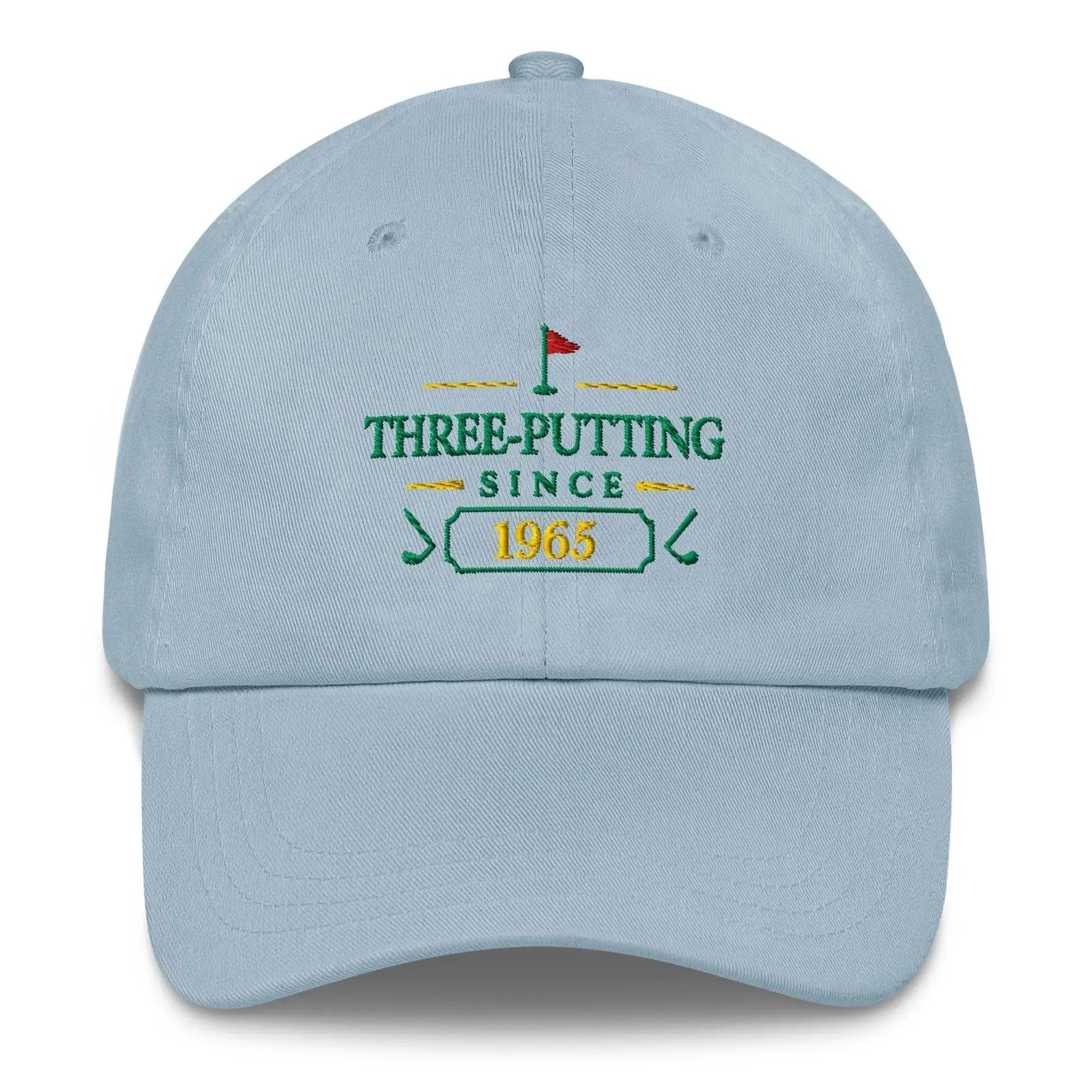 Three-Putting Since "Year" - Custom Dad hat Golfer Paradise