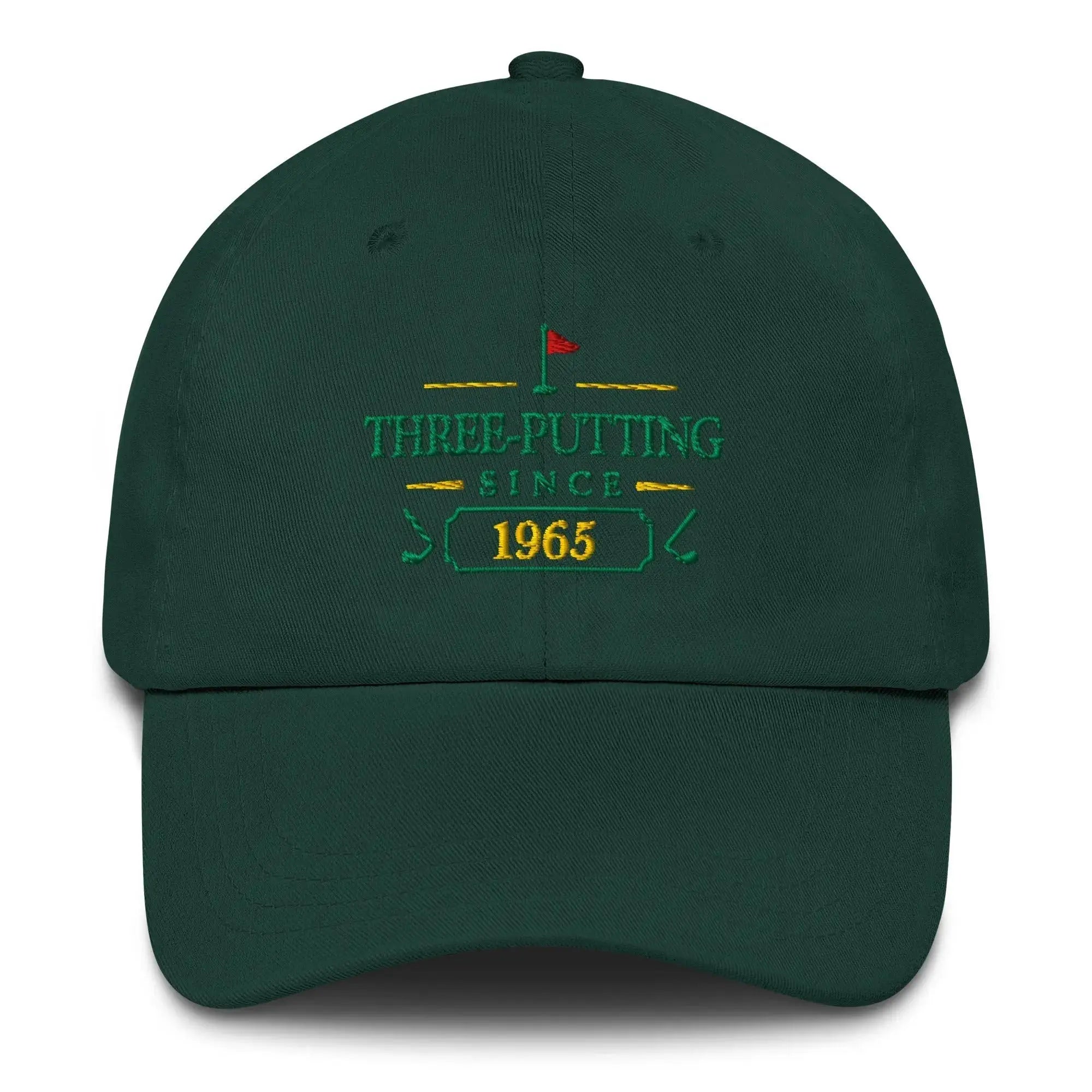 Three-Putting Since "Year" - Custom Dad hat Golfer Paradise