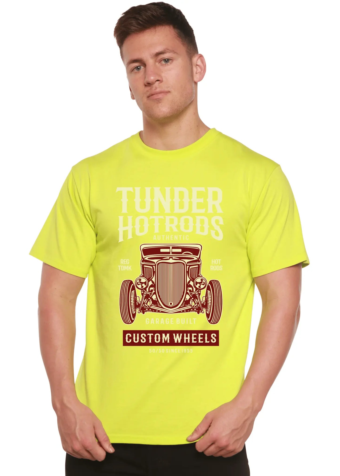Thunder Hot Spun Bamboo® Men's Bamboo Viscose/Organic Cotton Short Sleeve Graphic T-Shirt - Blade & Thread