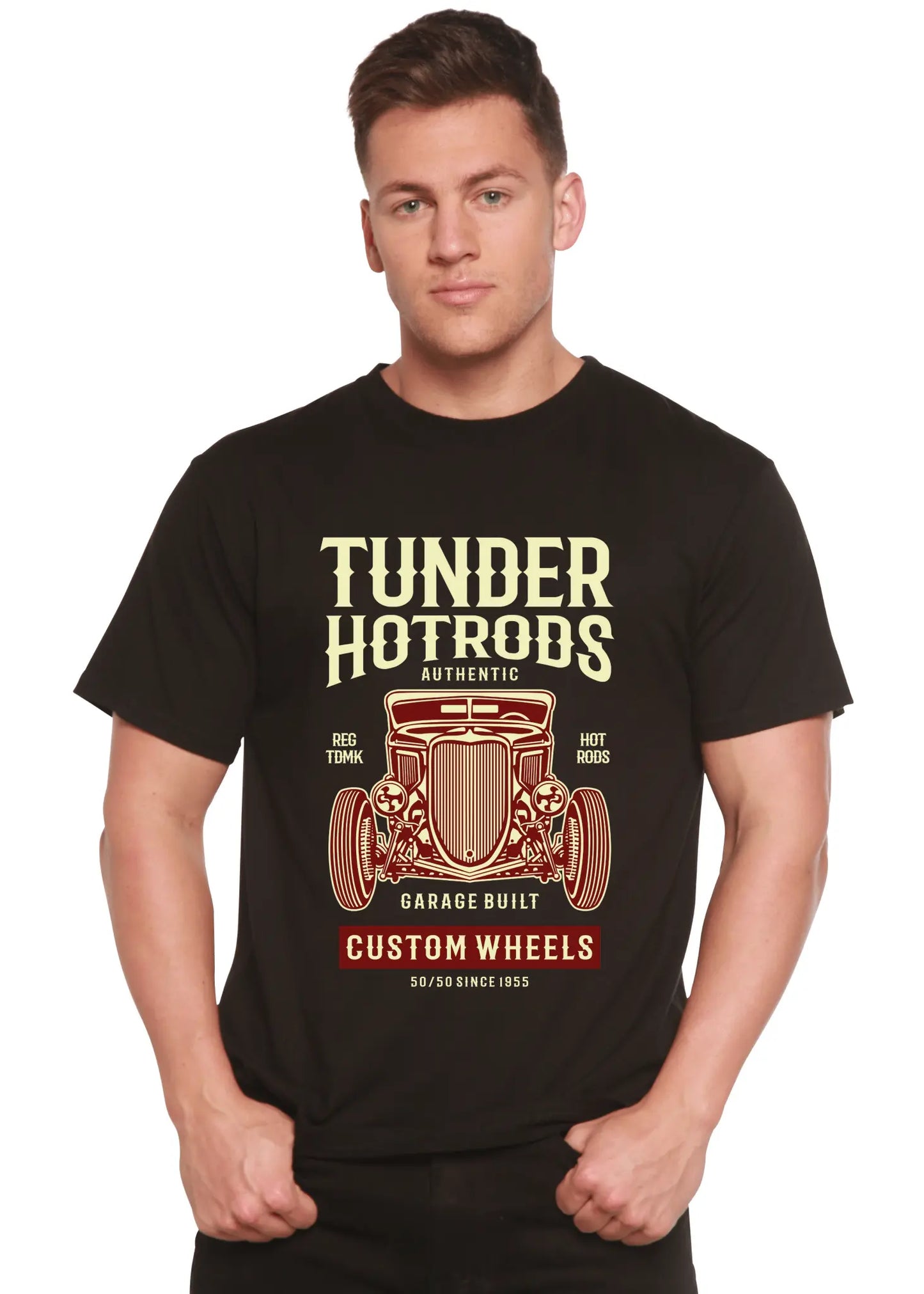 Thunder Hot Spun Bamboo® Men's Bamboo Viscose/Organic Cotton Short Sleeve Graphic T-Shirt - Blade & Thread