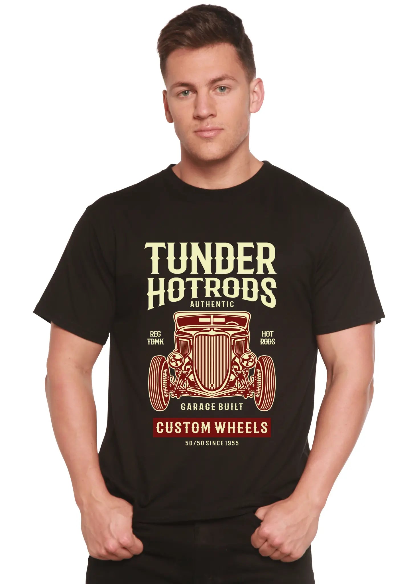 Thunder Hot Spun Bamboo® Men's Bamboo Viscose/Organic Cotton Short Sleeve Graphic T-Shirt - Blade & Thread
