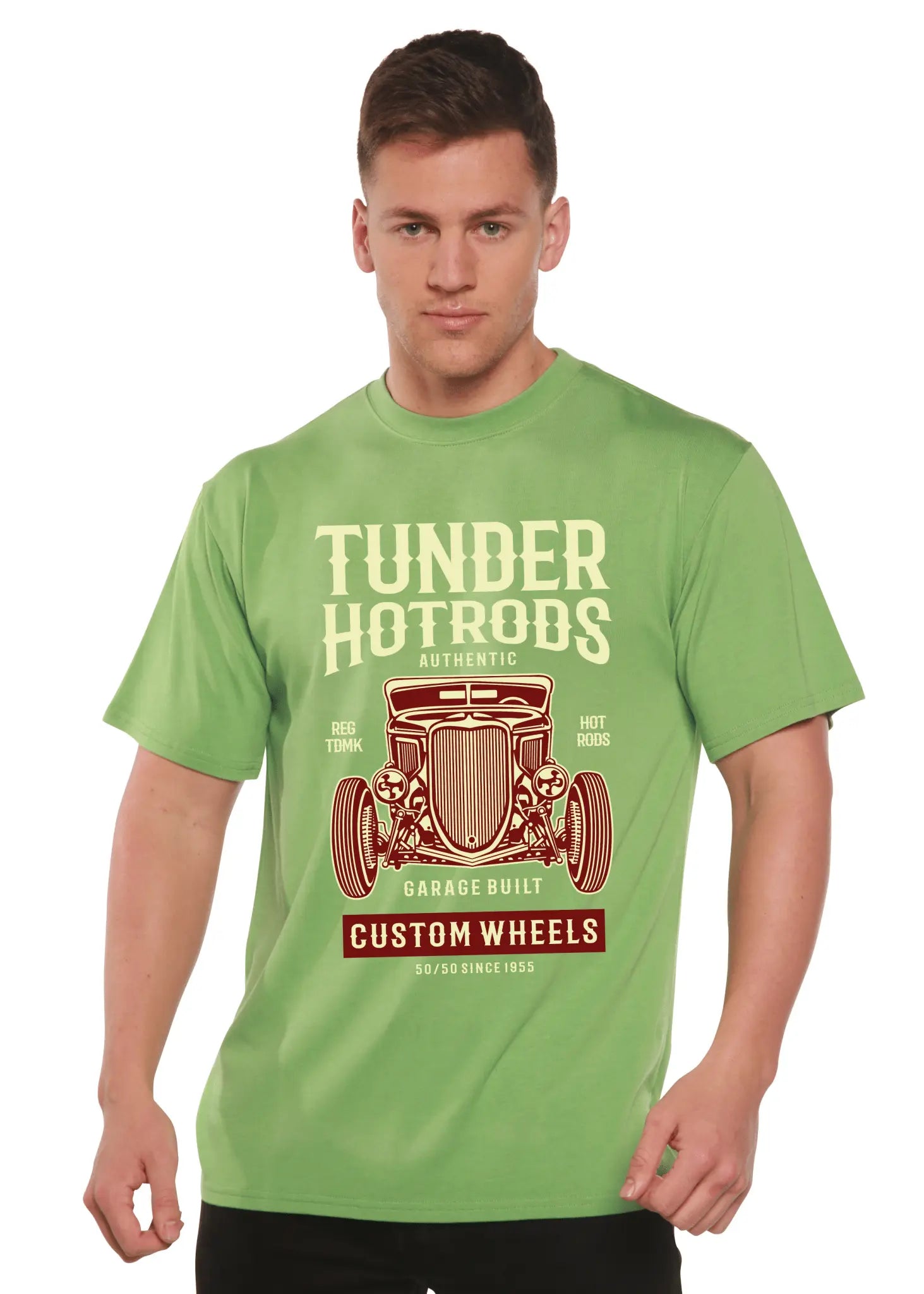 Thunder Hot Spun Bamboo® Men's Bamboo Viscose/Organic Cotton Short Sleeve Graphic T-Shirt - Blade & Thread