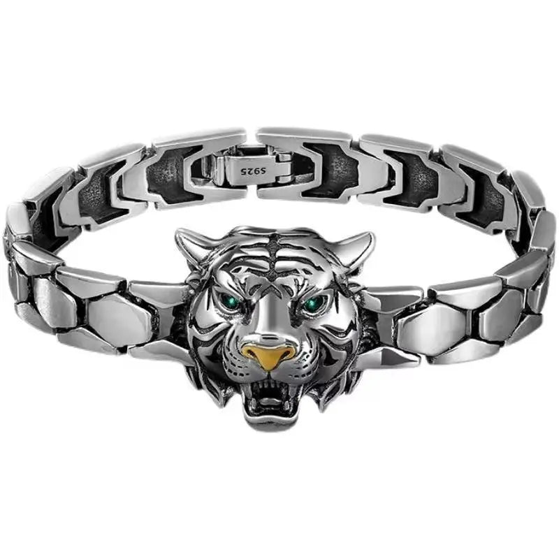 Tiger head domineering bracelet - Blade & Thread