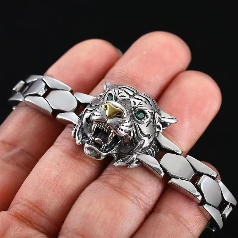 Tiger head domineering bracelet nowadaysfashion