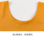 Tight navel-baring short-sleeved women's T-shirt nowadaysfashion