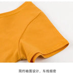 Tight navel-baring short-sleeved women's T-shirt nowadaysfashion
