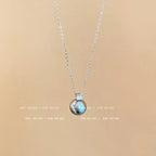 Titanium steel pearl clavicle necklace nowadaysfashion