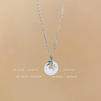 Titanium steel pearl clavicle necklace nowadaysfashion