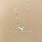 Titanium steel pearl clavicle necklace nowadaysfashion