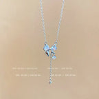 Titanium steel pearl clavicle necklace nowadaysfashion