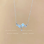 Titanium steel pearl clavicle necklace nowadaysfashion