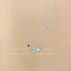 Titanium steel pearl clavicle necklace nowadaysfashion