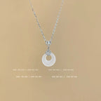 Titanium steel pearl clavicle necklace nowadaysfashion