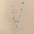 Titanium steel pearl clavicle necklace nowadaysfashion