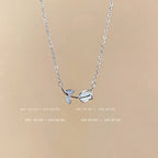 Titanium steel pearl clavicle necklace nowadaysfashion
