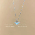 Titanium steel pearl clavicle necklace nowadaysfashion