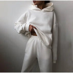 Tracksuit  Fleece Sweatshirts Two Piece Set Oversized Sports Hoodie Suit nowadaysfashion