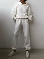 Tracksuit  Fleece Sweatshirts Two Piece Set Oversized Sports Hoodie Suit nowadaysfashion