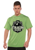 Train Hard Men's Bamboo Viscose/Organic Cotton Short Sleeve Graphic T-Shirt Spun Bamboo