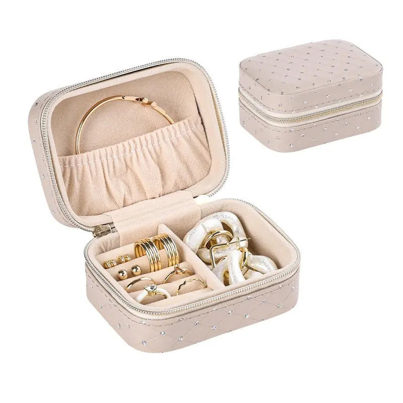 travel jewelry case Mini Ring and Earring Box nowadaysfashion