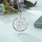 Tree of Life Name Necklace with Birthstone Name Engraved Pendant Family nowadaysfashion
