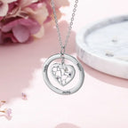 Tree of Life Name Necklace with Birthstone Name Engraved Pendant Family nowadaysfashion
