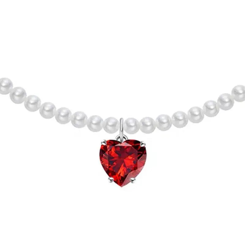 Trend Jewelry Wedding Big Pearl Necklace For Women Fashion White Imitation Pearl Choker - Blade & Thread