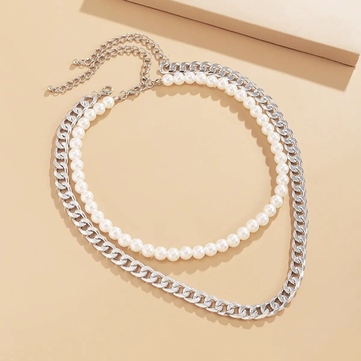 Trend Jewelry Wedding Big Pearl Necklace For Women Fashion White Imitation Pearl Choker - Blade & Thread