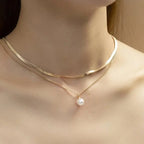 Trend Jewelry Wedding Big Pearl Necklace For Women Fashion White Imitation Pearl Choker nowadaysfashion