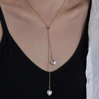 Trend Jewelry Wedding Big Pearl Necklace For Women Fashion White Imitation Pearl Choker nowadaysfashion