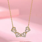 Trendy Flower Magnetic Attract Together Pendant Necklace nowadaysfashion