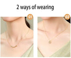Trendy Flower Magnetic Attract Together Pendant Necklace nowadaysfashion