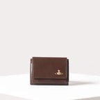 Trifold card holder cowhide card holder wallet solid color long nowadaysfashion